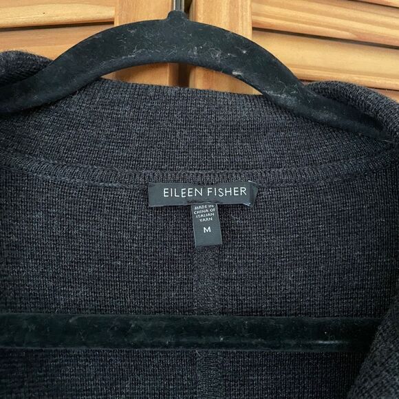 Eileen Fisher Merino Wool Cardigan - Picture 2 of 8